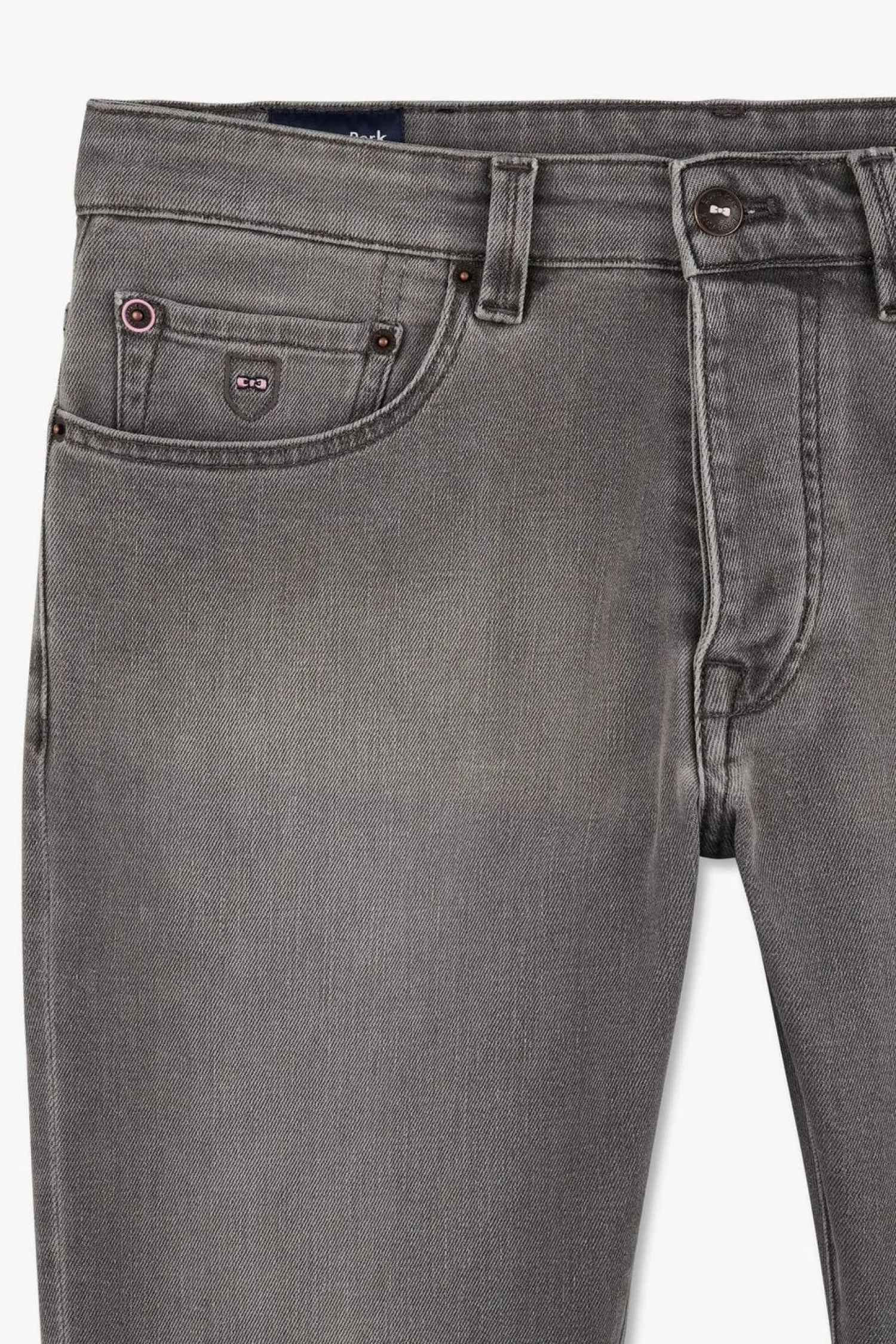 New Jean Gris 5 Poches Homme Pantalons