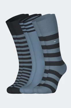 Sale Lot De 3 Paires De Chaussettes Cerclees Ciel En Coton Stretch Homme Chaussettes