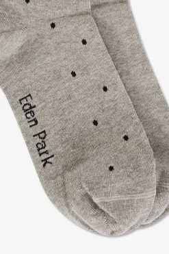 Lot De 2 Paires De Chaussettes Grises En Coton Stretch Homme Chaussettes