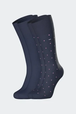 Best Lot De 2 Paires De Chaussettes Marine En Coton Stretch Homme Chaussettes