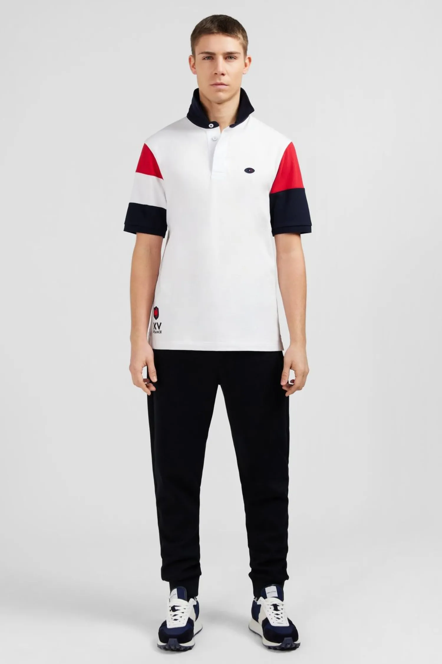 aiot Banc Coorbock anche Courte A Broderie Xv De France Homme Maillots De Rugby