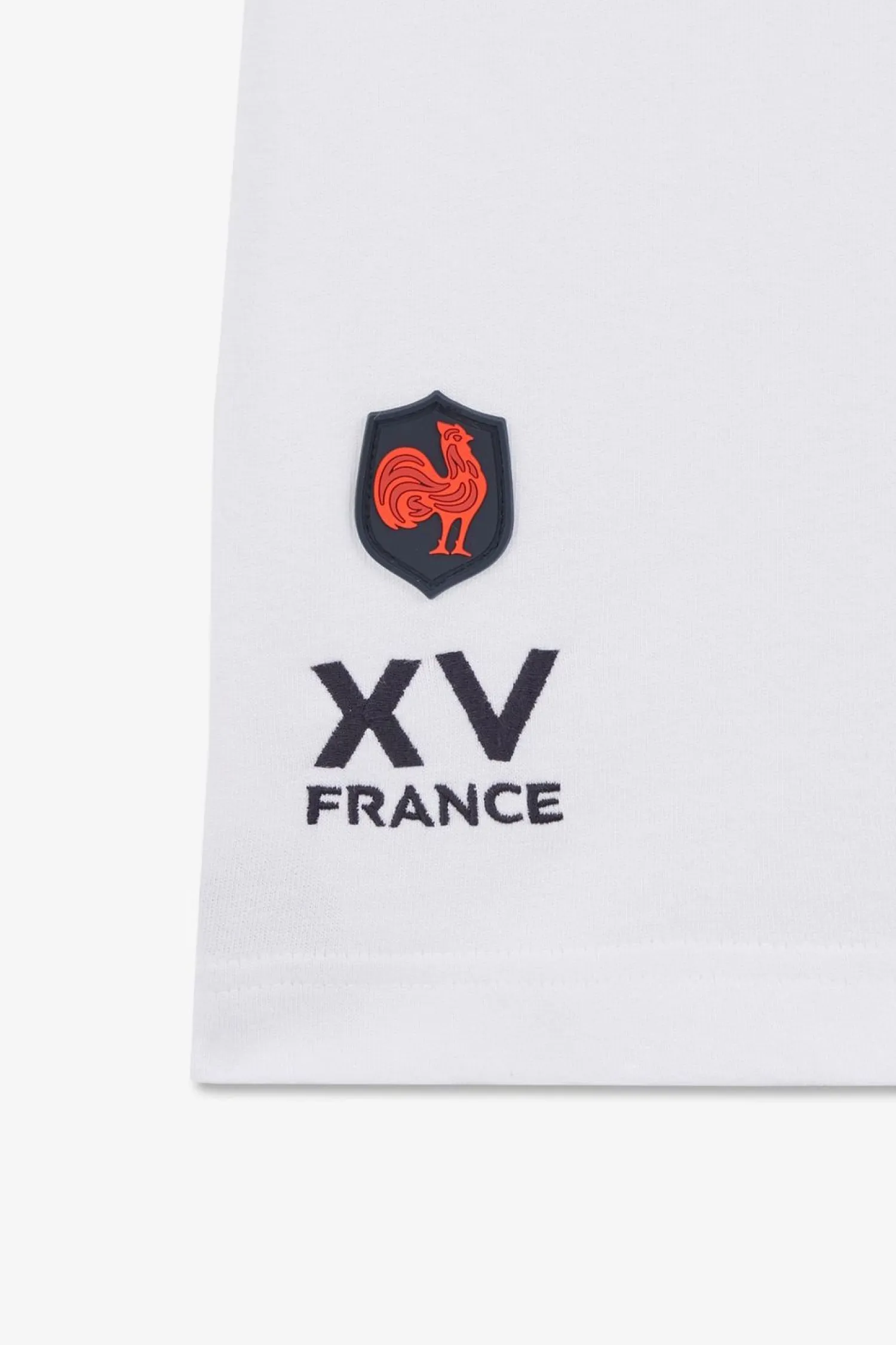 aiot Banc Coorbock anche Courte A Broderie Xv De France Homme Maillots De Rugby