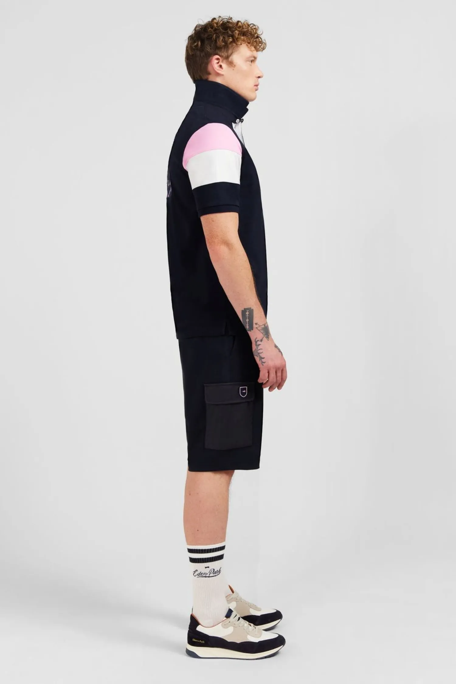 Hot aiot Beu Fonce Coorbock A Broderie Xv De France Homme Maillots De Rugby