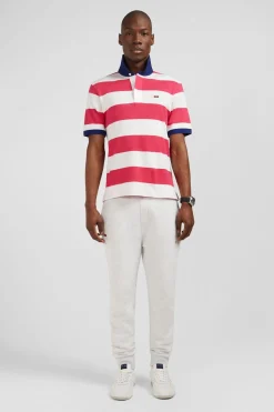 Best aiot Raye Rouge A anche Courte Homme Maillots De Rugby