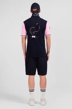 New aiot Roe Coorbock A Broderie Coq Au Do Homme Maillots De Rugby