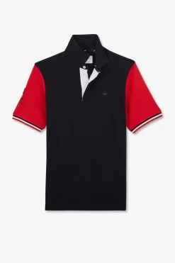 Hot aiot Rouge Coorbock A Broderie Coq Au Do Homme Maillots De Rugby