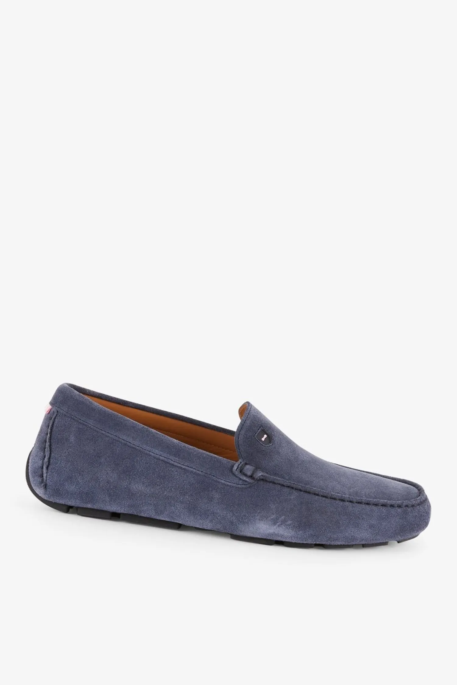 Hot Mocassins Bleus En Cuir Suede Homme Mocassins