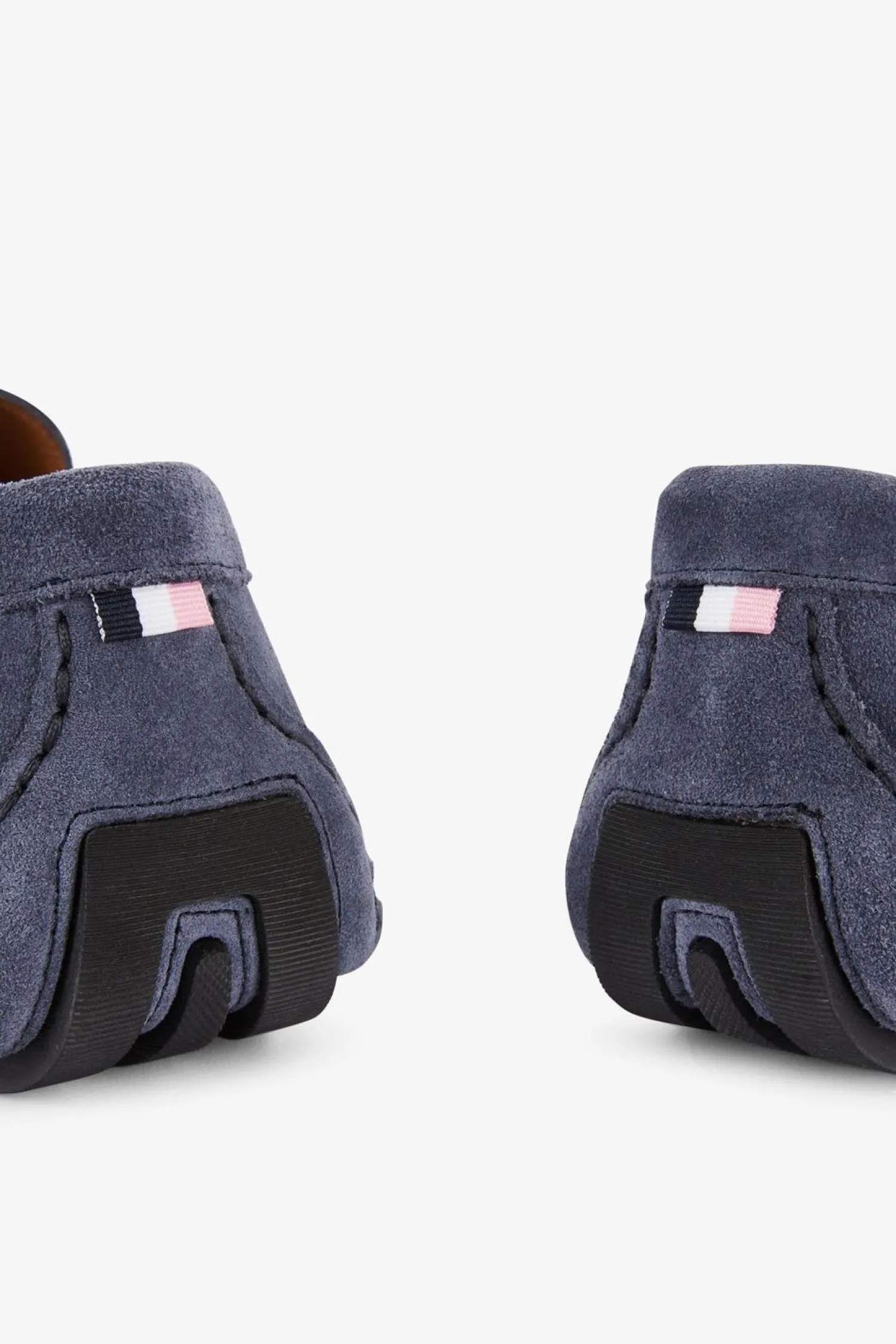 Hot Mocassins Bleus En Cuir Suede Homme Mocassins