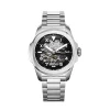 Outlet Montre Automatique Skeleton En Acier Homme Montre