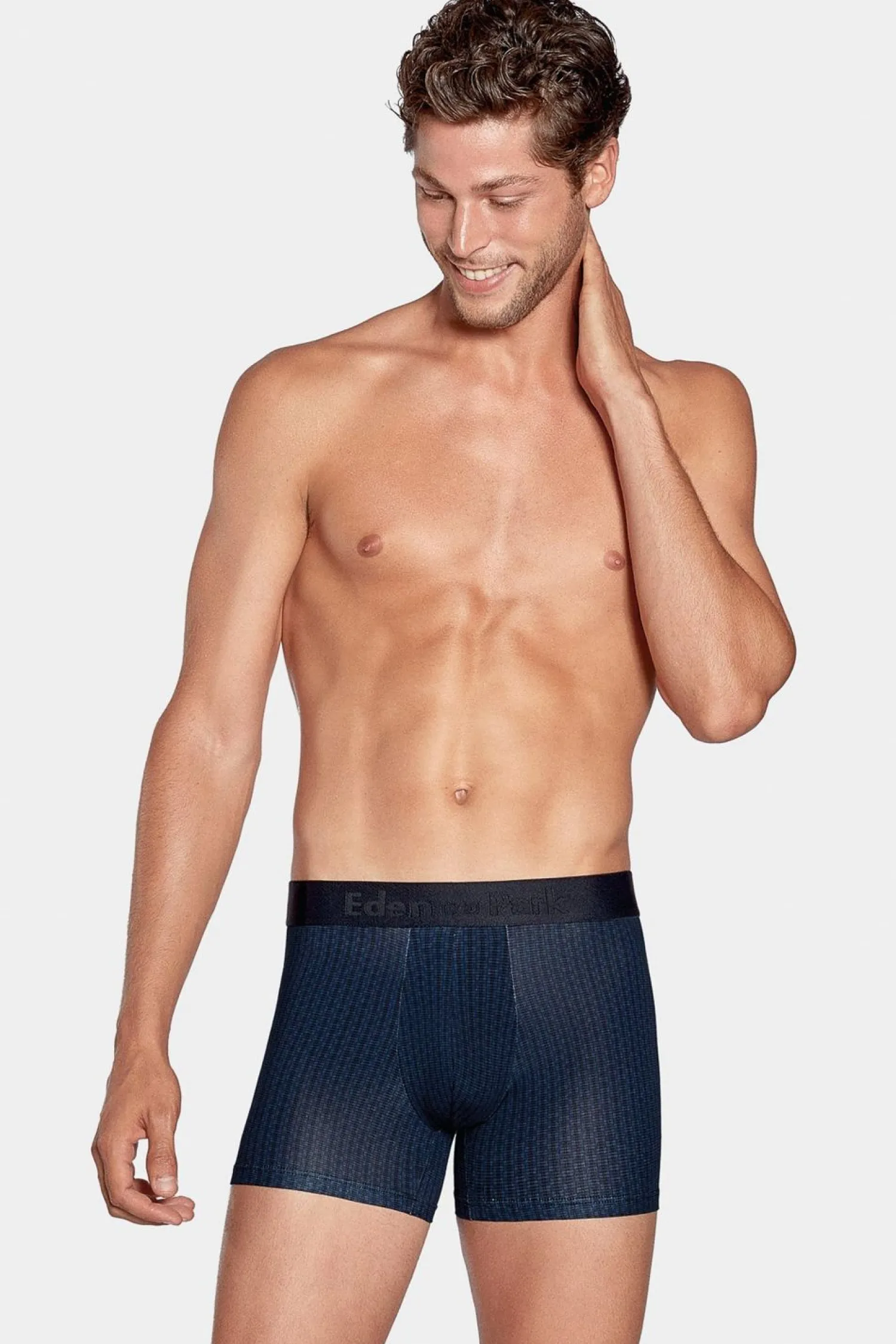 Discount Pack De 2 Boxer Beu Detai otif Et Uni Homme Sous-Vêtements