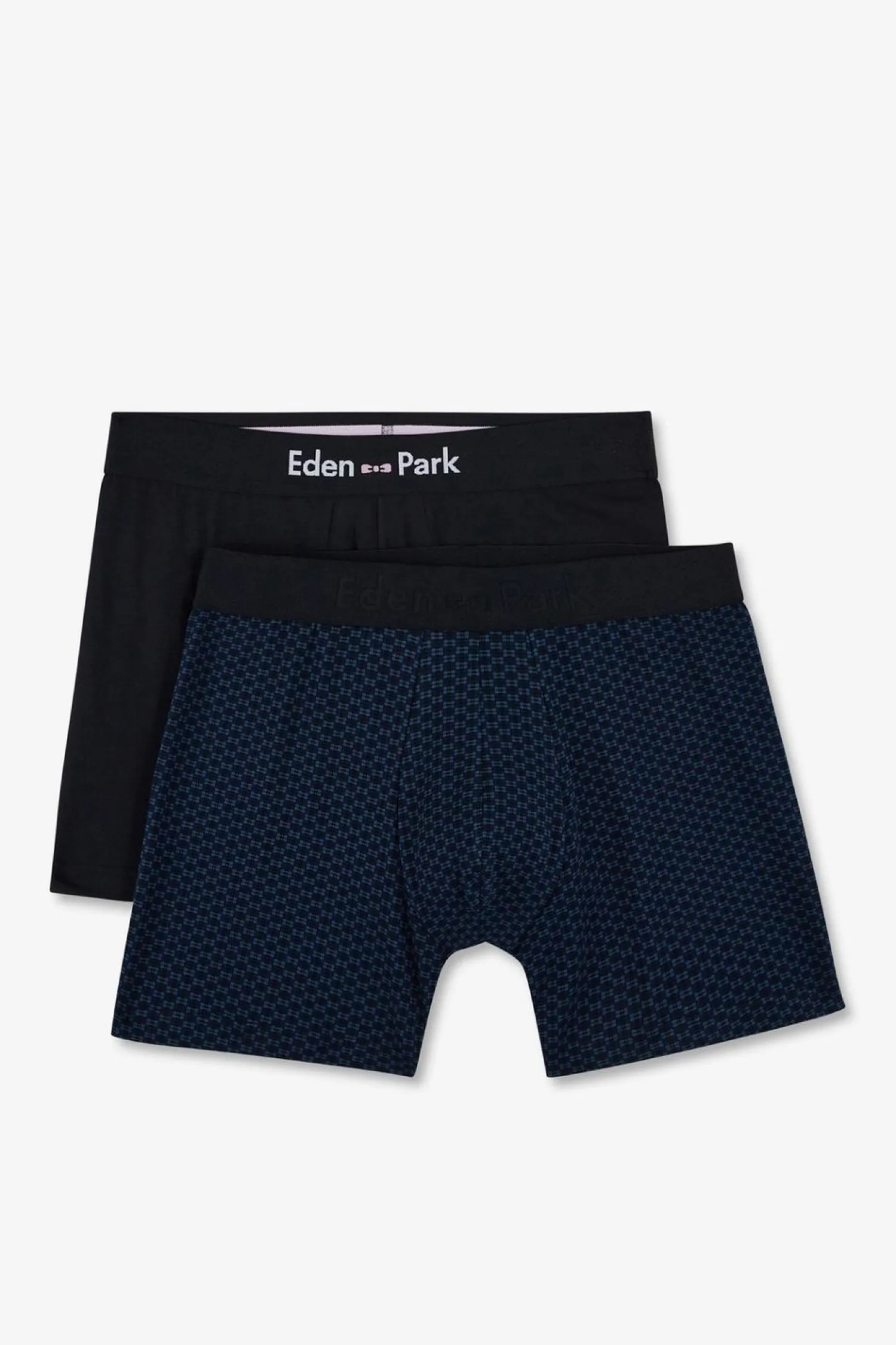 Discount Pack De 2 Boxer Beu Detai otif Et Uni Homme Sous-Vêtements