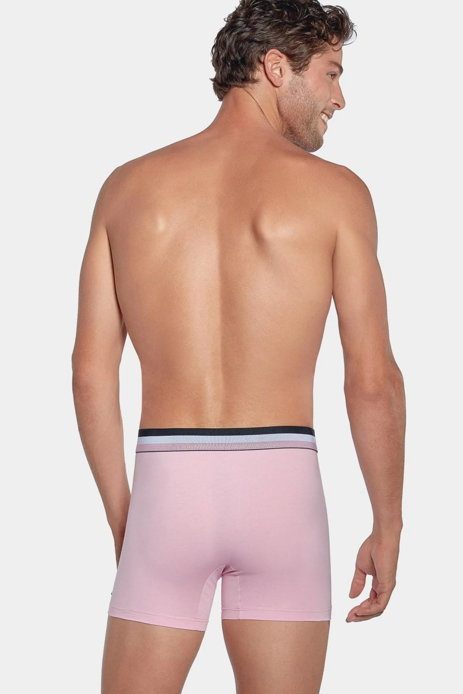 Online Pack De 2 Boxer Roe Et Beu Uni Ceinture Contratante Homme Sous-Vêtements