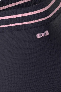Paire De Chaussettes Basses Marine A Bords Roses En Coton Stretch Homme Chaussettes
