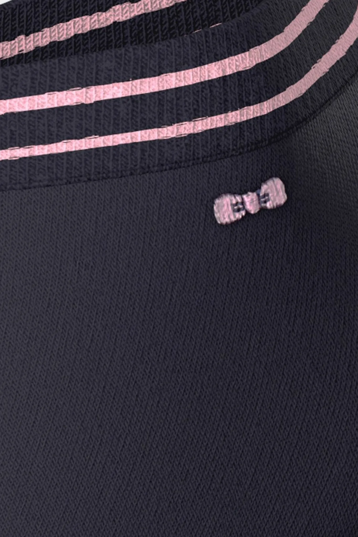 Paire De Chaussettes Basses Marine A Bords Roses En Coton Stretch Homme Chaussettes