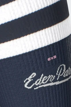 Discount Paire De Chaussettes Marine Inscription Varsity En Coton Stretch Homme Chaussettes