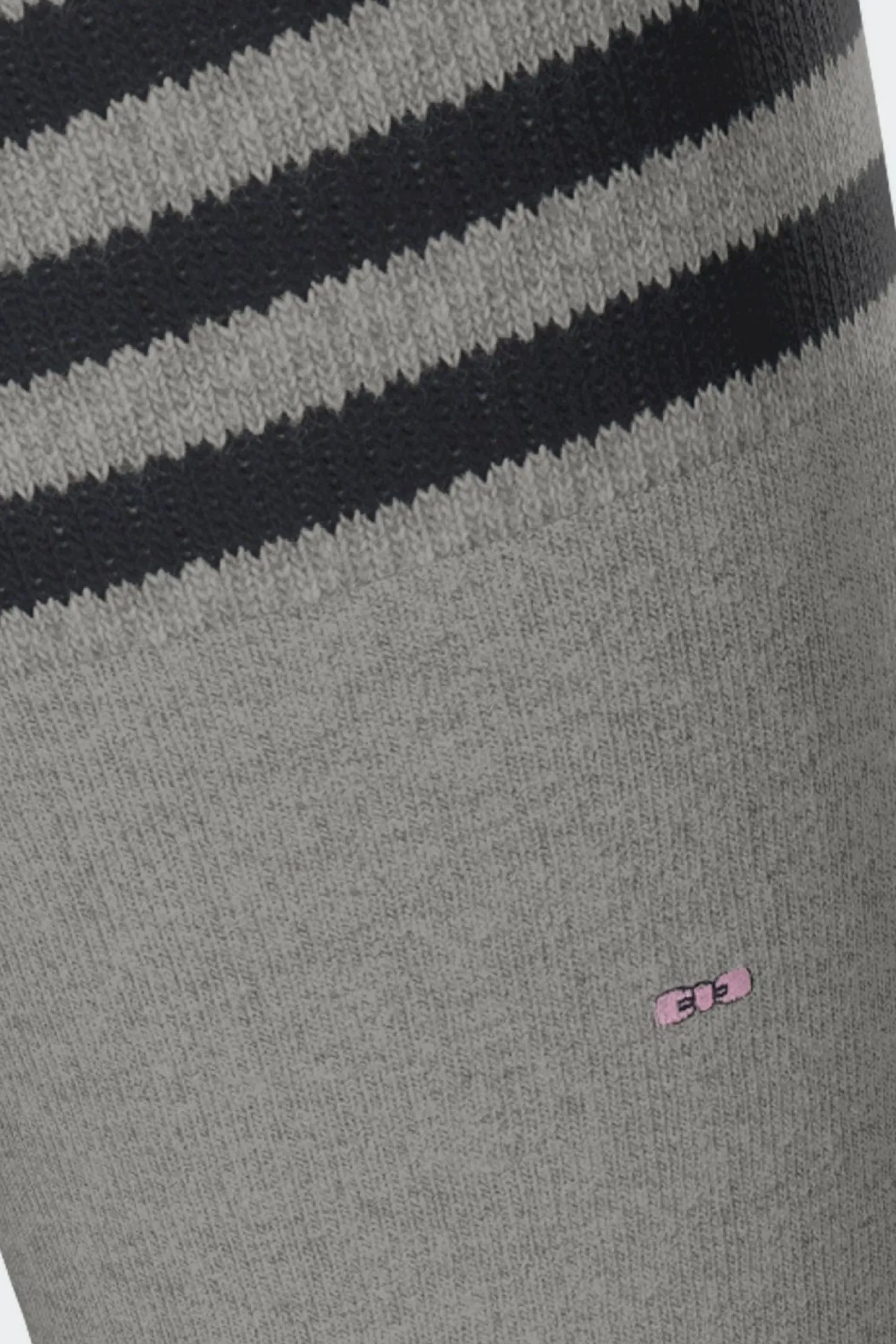 Sale Paire De Chaussettes Roses A Bords Rayes En Coton Stretch Homme Chaussettes