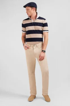 Online Pantalon Beige Droit 5 Poches Homme Pantalons