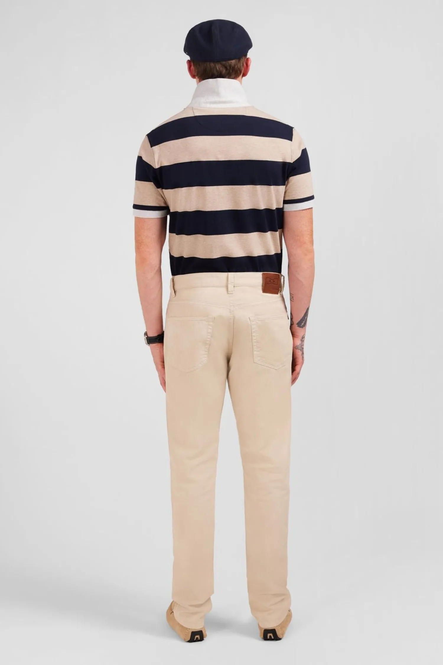 Online Pantalon Beige Droit 5 Poches Homme Pantalons