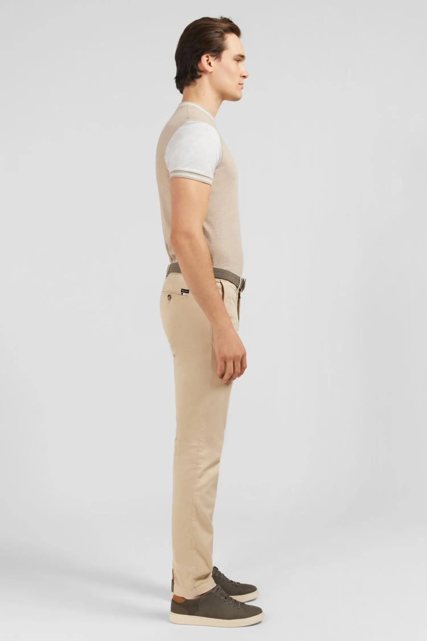Outlet Pantalon Chino Beige Homme Pantalons