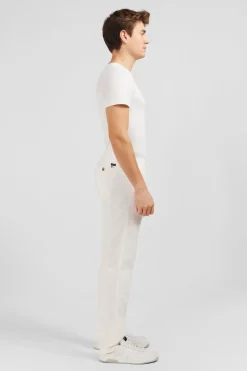 Outlet Pantalon Chino Blanc Homme Pantalons