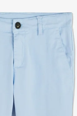 Online Pantalon Chino Bleu Ciel En Coton Stretch Enfant Enfant