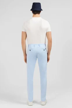 Sale Pantalon Chino Bleu Clair Homme Pantalons