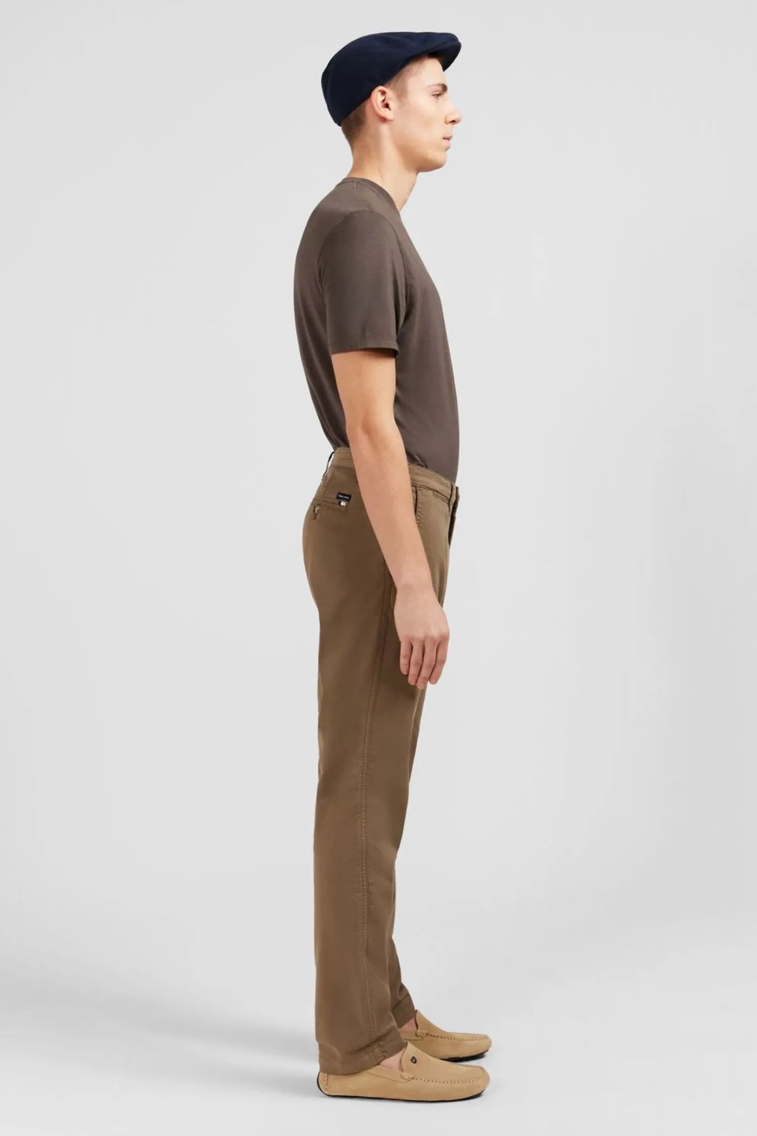 Outlet Pantalon Chino Marron Homme Pantalons