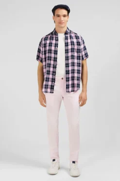Clearance Pantalon Chino Rose Homme Pantalons