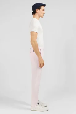 Clearance Pantalon Chino Rose Homme Pantalons