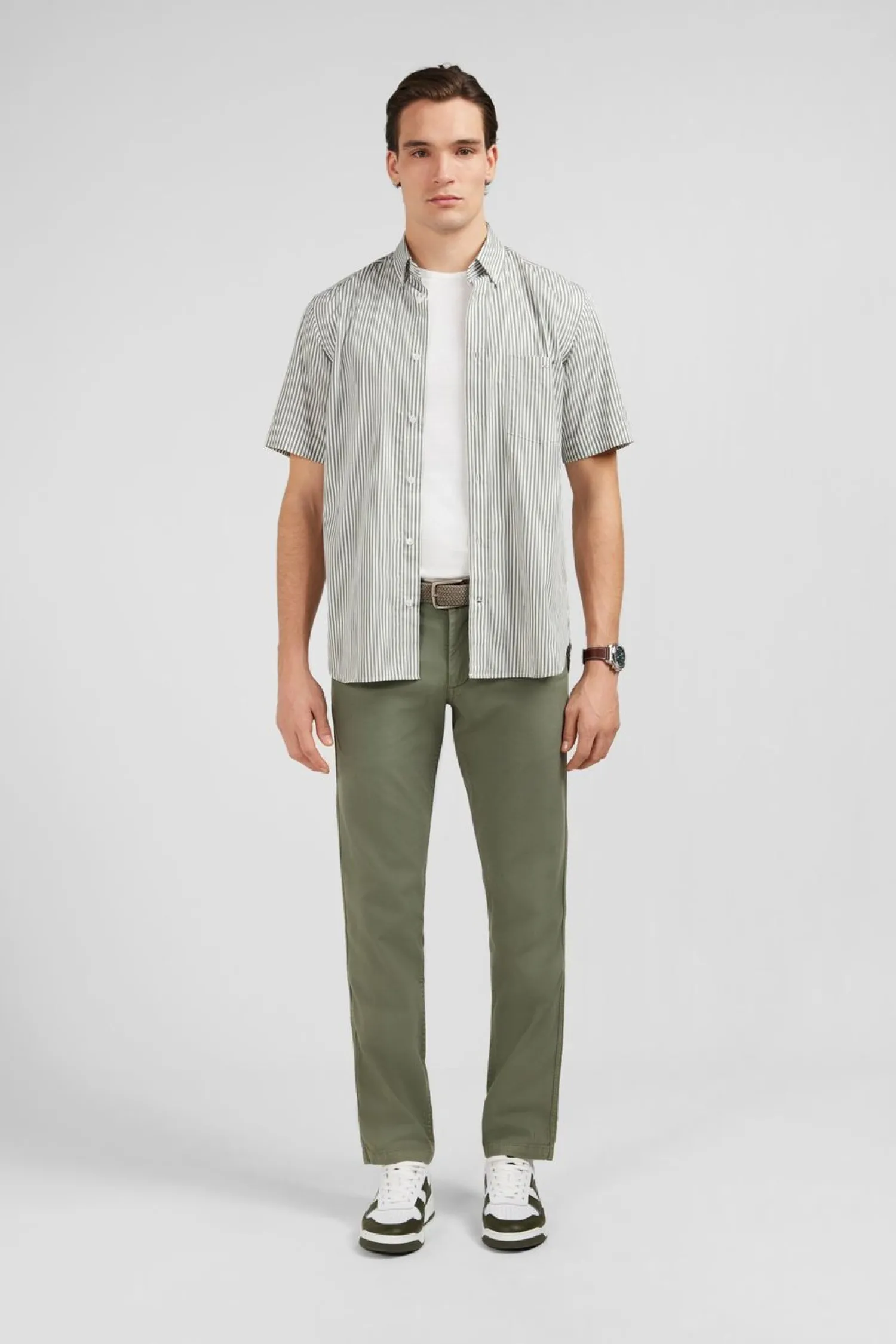 Best Pantalon Chino Sans Plis Kaki Homme Pantalons