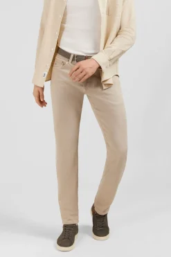 Clearance Pantalon Droit Beige Homme Pantalons