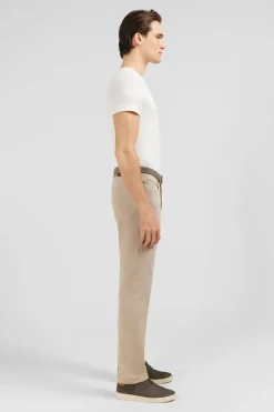 Clearance Pantalon Droit Beige Homme Pantalons