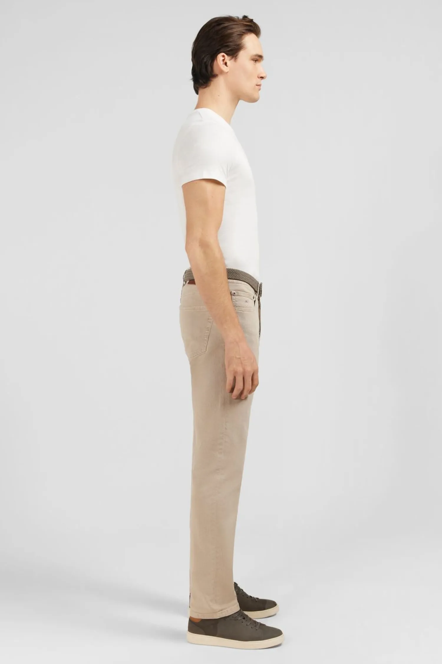 Clearance Pantalon Droit Beige Homme Pantalons