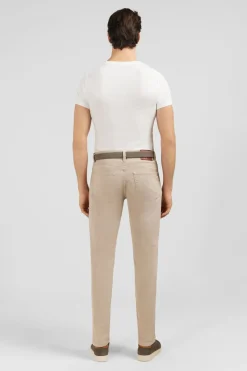 Clearance Pantalon Droit Beige Homme Pantalons