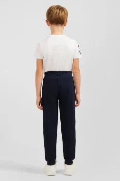 Online Pantalon Jogging Marine En Molleton Coton Enfant Enfant