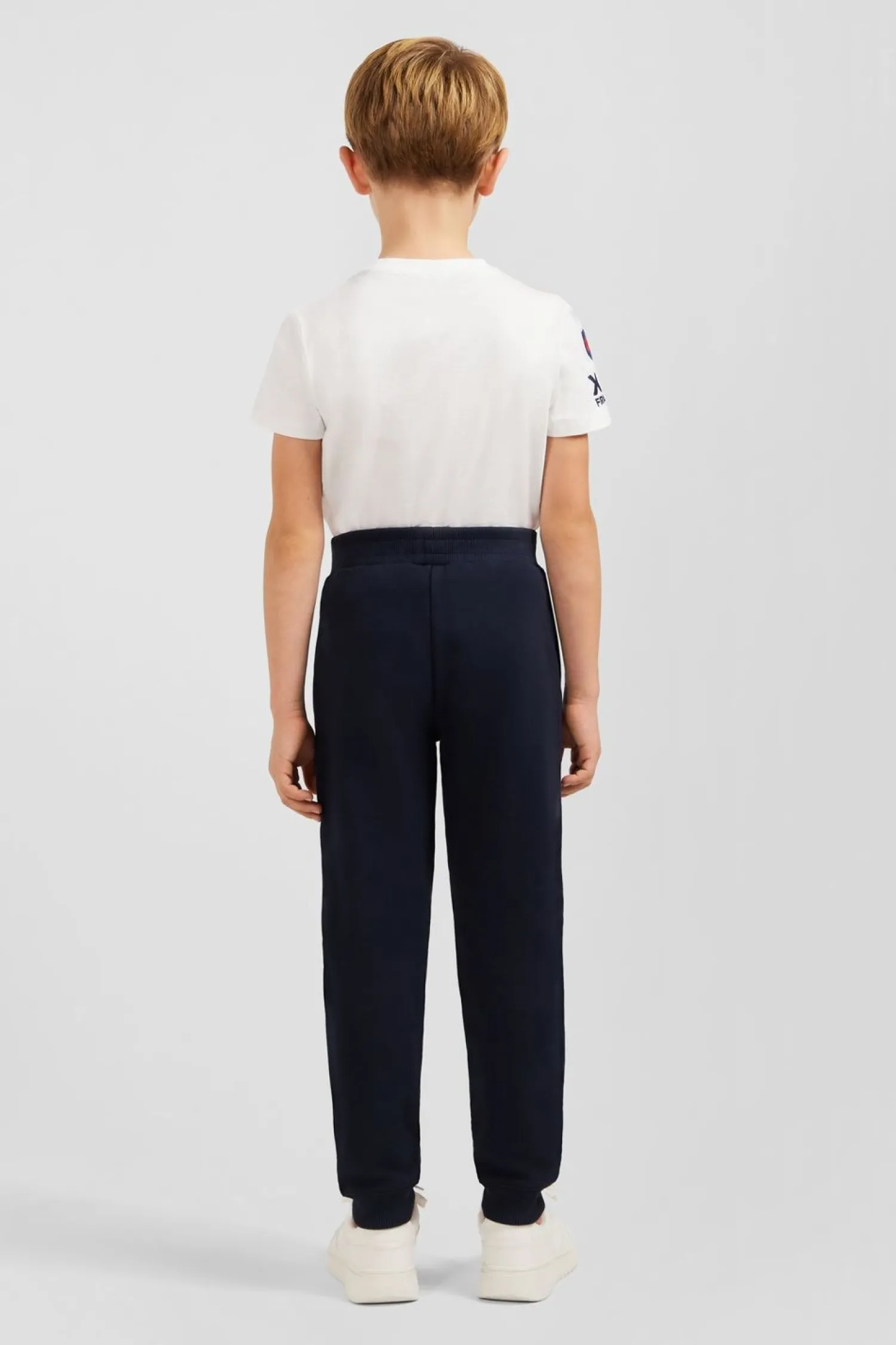 Online Pantalon Jogging Marine En Molleton Coton Enfant Enfant