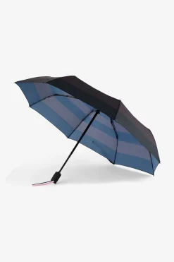 Sale Parapluie Noir Pliant A Rayures Homme Parapluies