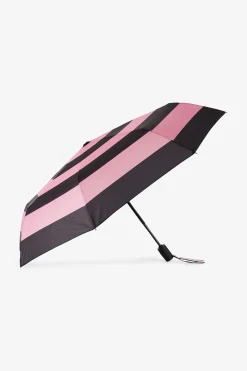 Hot Parapluie Rose Pliant A Rayures Homme Parapluies