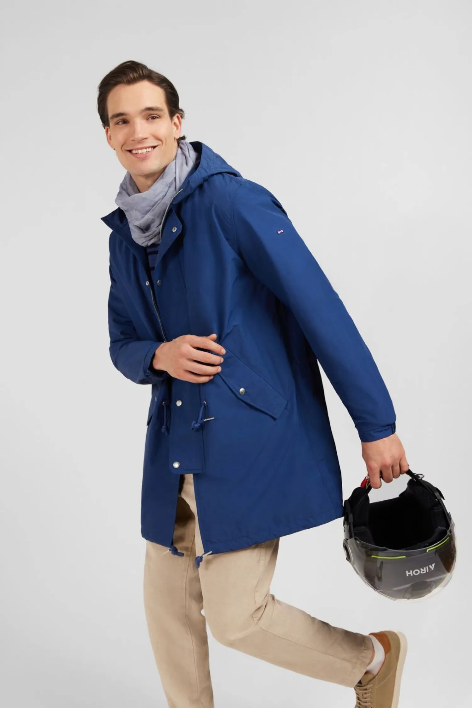 Online Parka A Capuche En Toie De Coton eange Beu Homme Manteaux Et Vestes
