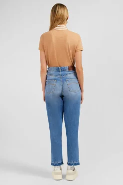 New Poo Beige anche Courte En Coton Pia Femme Polos