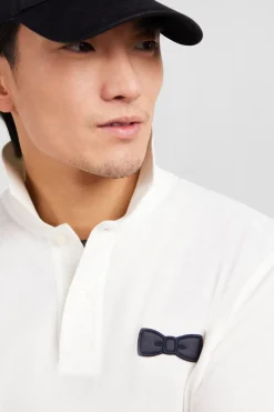 Poo Banc A anche Courte Homme Polos
