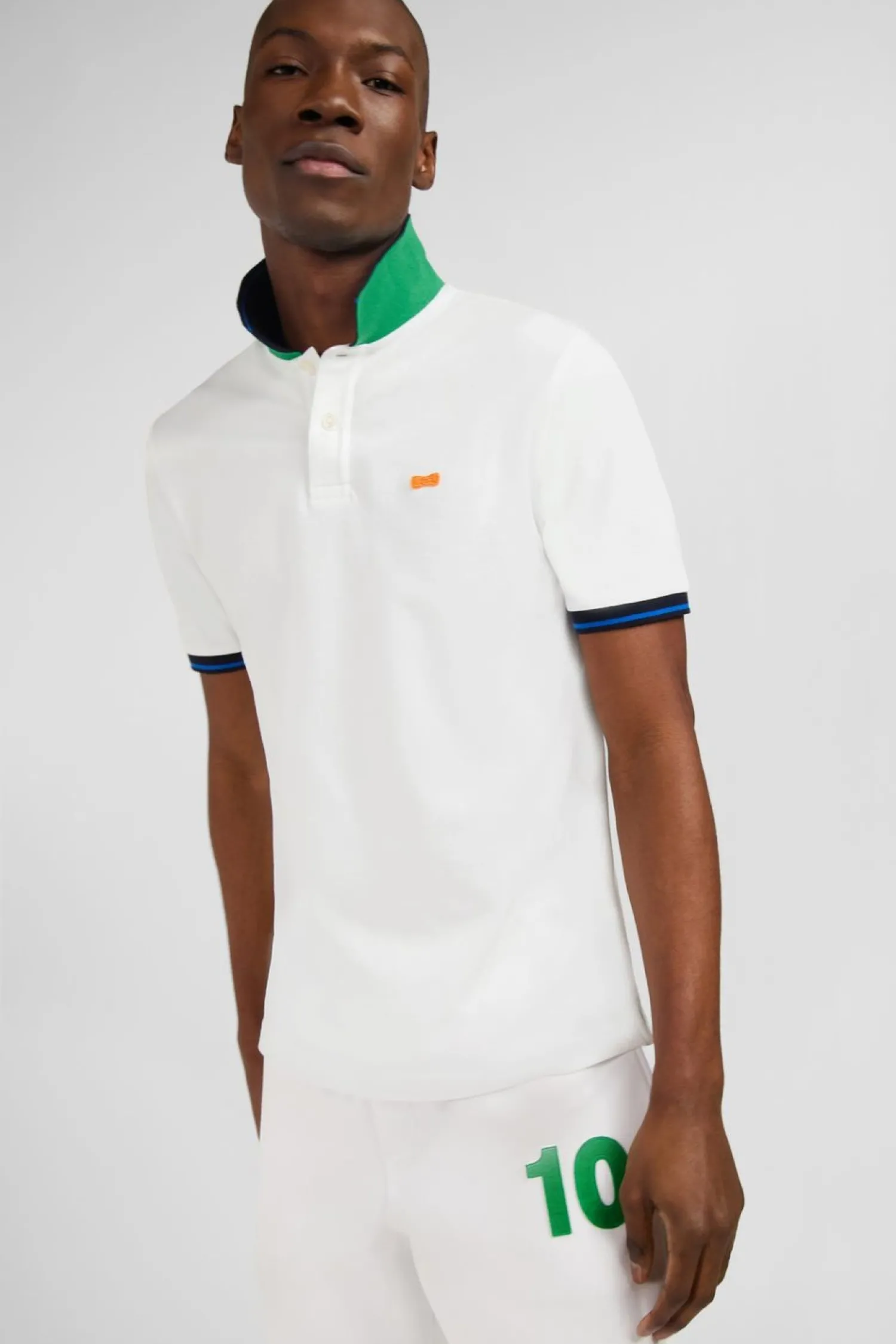 Discount Poo Banc A anche Courte Homme Polos