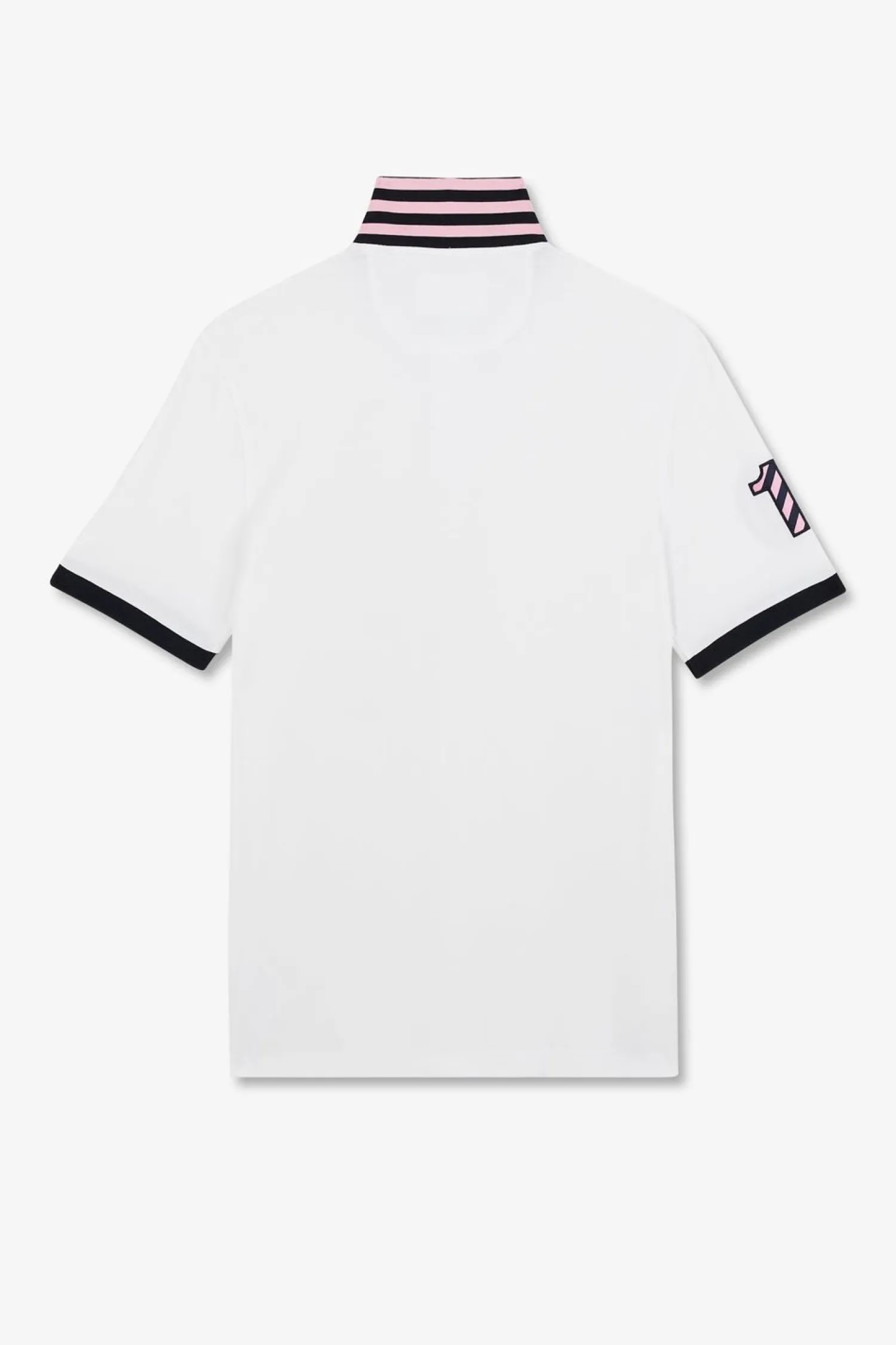 Outlet Poo Banc A anche Courte Nuero 10 Homme Polos