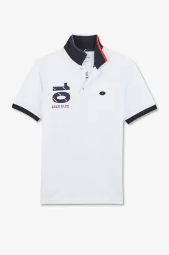 Poo Banc A anche Courte Xv De France Homme Polos