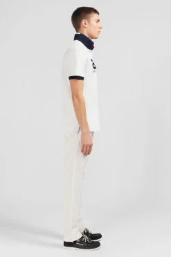 Poo Banc A anche Courte Xv De France Homme Polos