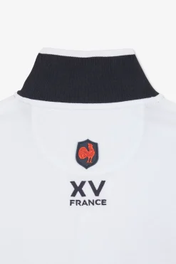 Poo Banc A anche Courte Xv De France Homme Polos