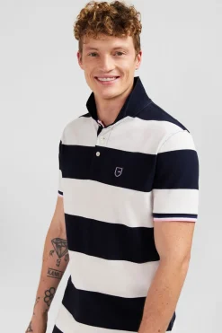 Hot Poo Banc A Rayure Homme Polos