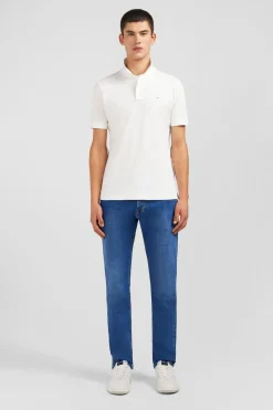 Discount Poo Banc En Coton Pia tretch Homme Polos