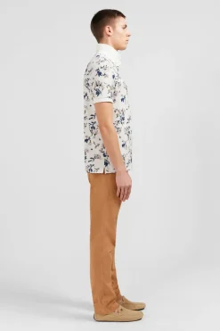 New Poo Banc Iprie Excuif Feuri Homme Polos