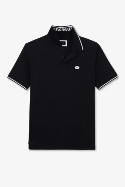 New Poo Beu Fonce A anche Courte Homme Polos